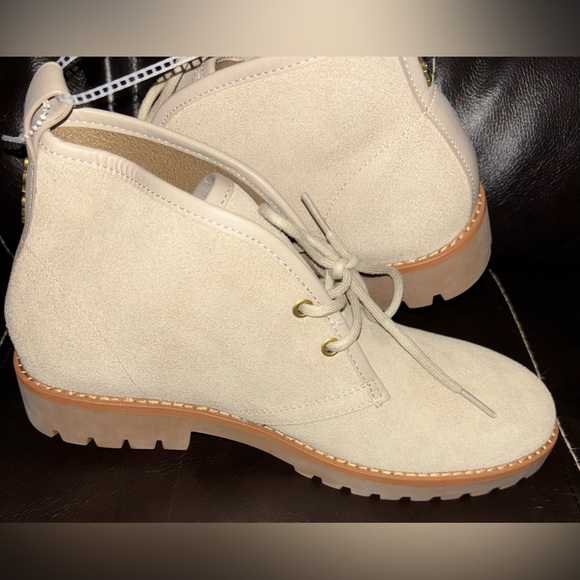 NWOT Coach Men’s Desert Boot in Sand Size 7.5 Suede Leather Rustic Preppy - Picture 6 of 12